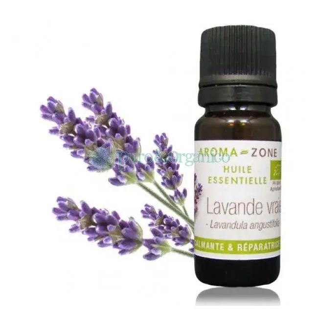 Aroma Zone AZ Aceite Esencial de Lavanda 10ml Organica Puro (Lavandula angustifolia) Vraie