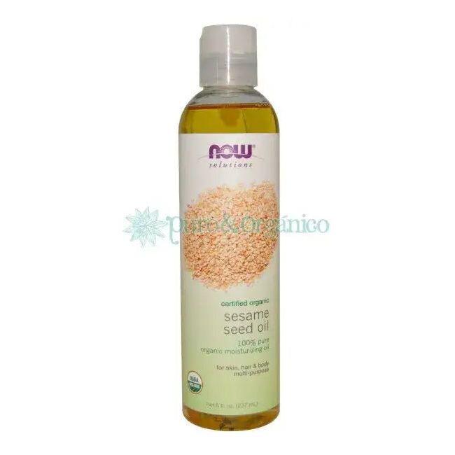 Now Foods Solutions Aceite de Sesamo Puro y Organico 237ml Bogota Colombia