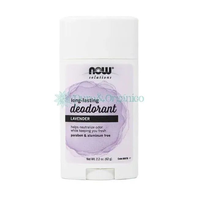 Now Solutions Desodorante Natural en barra con Lavanda Refrescante 62gr